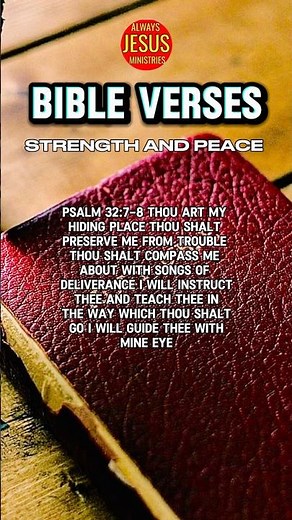 BIBLE AUDIO READING | BIBLE VERSES KJV | PSALMS KJV | Strength and Peace | #audiobible
