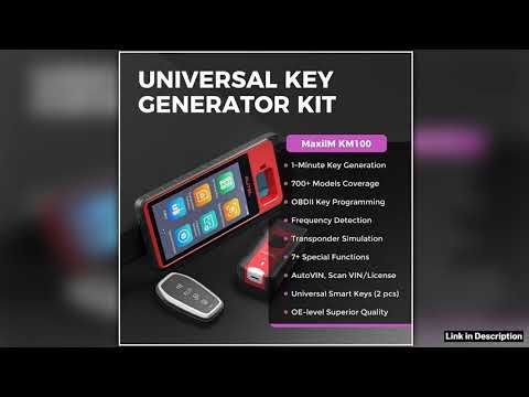 Autel MaxiIM KM100 Key Fob Programming Tool Lifetime Update 2024 Newest IMMO Key programmer Builtin