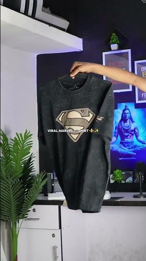 🔥 Viral Marvel T-Shirt for Men 🦸 #marvel #oversizedtee #streetwear