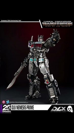 New transformers rise of the beasts nemesis prime dlx