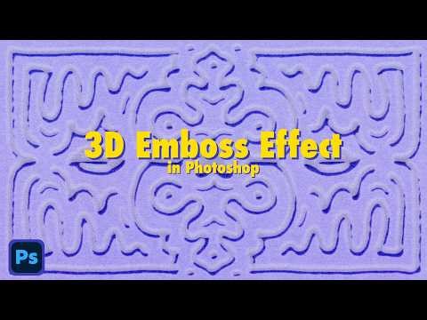 Create This Stunning 3D Emboss Effect in Photoshop (Tutorial)