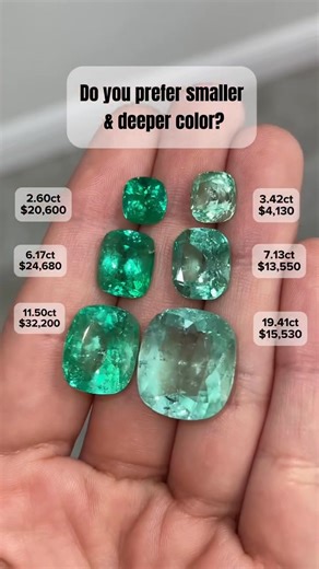 161K views · 1.8K reactions | Color vs Carat What Matters More in an...