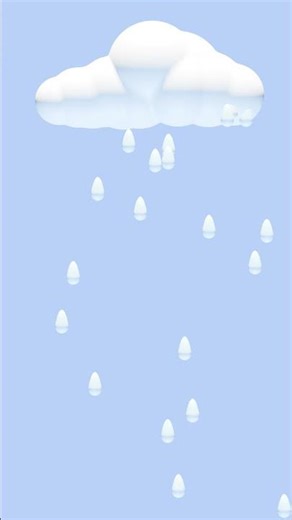 Rainfall Simulation | Blender Particle System #animation #blendergameengine #blender3d