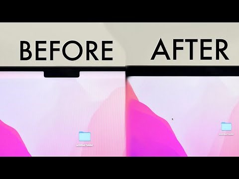 How To Hide The Notch On ANY MacBook!