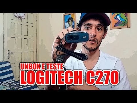 WEBCAM LOGITECH C270 * UNBOX e TESTE - DICA GAMER