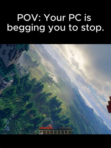 OOOH MY PC 😭#minecraft #minecraftmeme