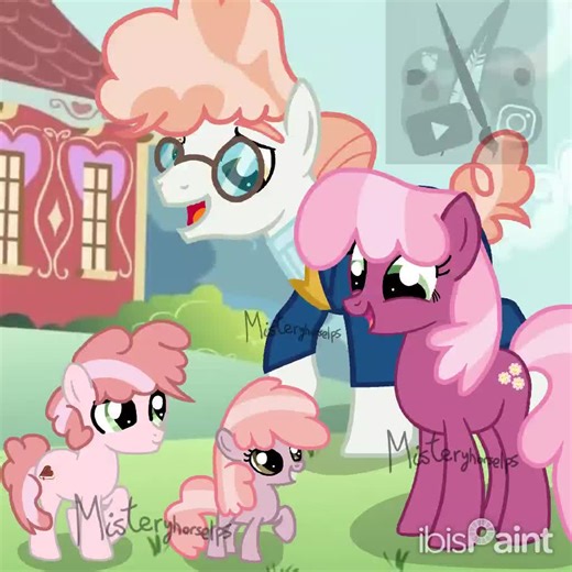 Speedpaint of Cheerilee and Svengallop Family