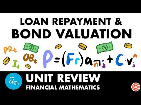 Loan Repayment & Bond Valuation Unit Review | Exam FM | Financial Mathematics - JK Math