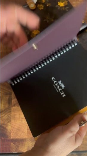 NWT Coach Notebook In Signature Canvas With Floral Print CCF40