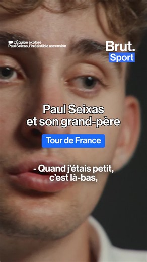 BRUT. SPORT — Engagé en ce moment sur le Tour de France, le prodige français Paul Seixas s'est notamment forgé aux côtés de son grand-père.