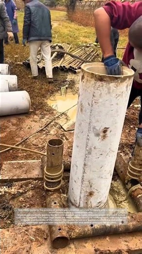 Real Construction Process – Column Formwork and Steel Cage Setup!