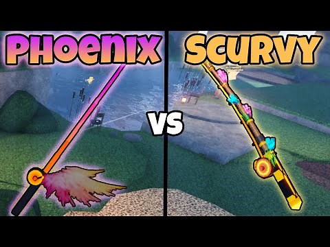 Phoenix vs Scurvy Rod (Roblox Fisch)
