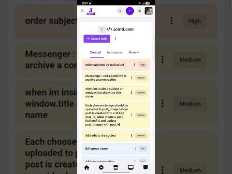 Jomti - super app - free todo list