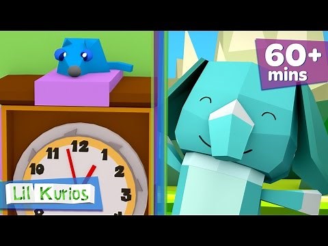 Hickory, Dickory, Dock | Plus More Nursery Rhymes & Kids Songs | 70 Minutes | Lil Kurios