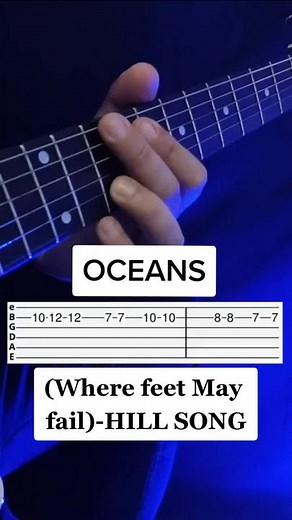 Oceans Guitar Cover Tutorial by Hillsong