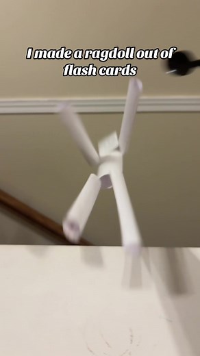 Creative Ragdoll Craft from Flash Cards