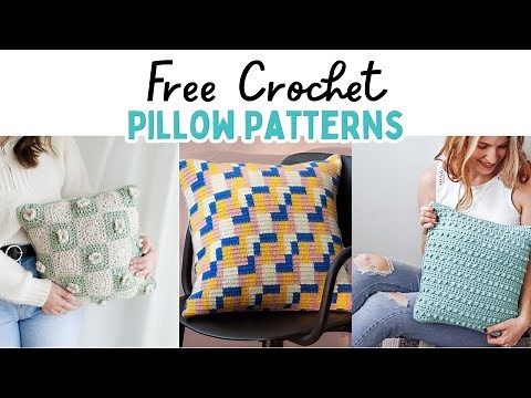 35 FREE Crochet Pillow Patterns #crochetpatterns #crochetpillow #crochet #crochethomedecor