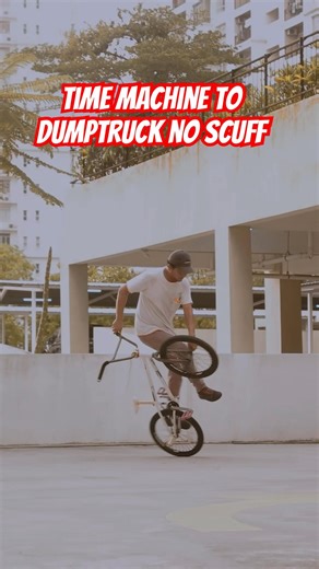 Another new learning tricks no scuff from time machine to dumptruck. #bmxmalaysia #bmxflatland