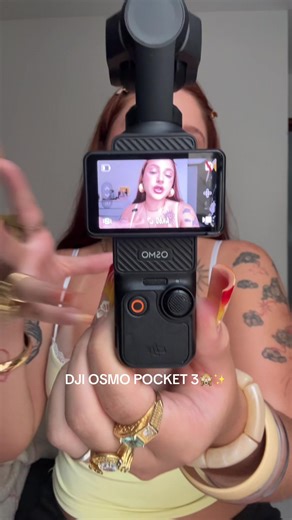 Comprei a câmera DJI OSMO POCKET 3 para vlogs!