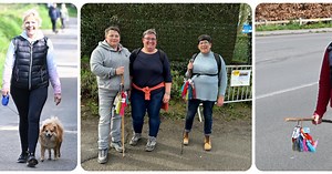 Marche à bâtons au Mont-Saint-Aubert: «On collectionne des floches depuis 2008! C’est une véritable tradition pour nous» (galerie photos)
