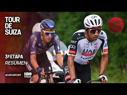 POGACAR DELEGA EN UAE | Tour de Suiza 2026 - RESUMEN 3ª etapa | Eurosport
