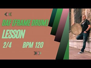 Daf lesson-Learn a Basic Frame Drum Pattern in 5 Steps-Amir Haghiri