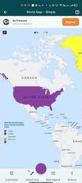 The correct way to see countries territories