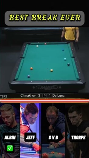 THE MOST INSANE POOL BREAK EVER‼️‼️🔥