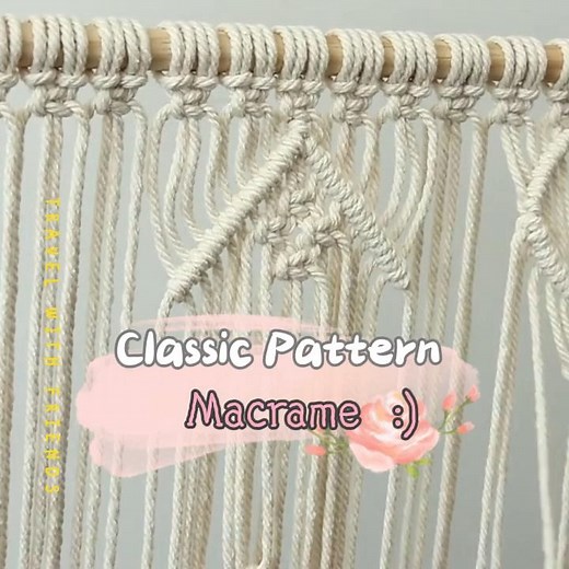 Macrame | Weave simple and beautiful patternes that never go out of style! 🌿#macrame #diy #diyproject #handmadeart #macrameinspiration #craftingfun #handmadewithlove #braidedbeauty | Curtainall