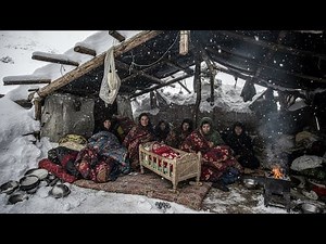 Afghanistan Ice Village Family Survival | Living in Frozen Mountain Documentary