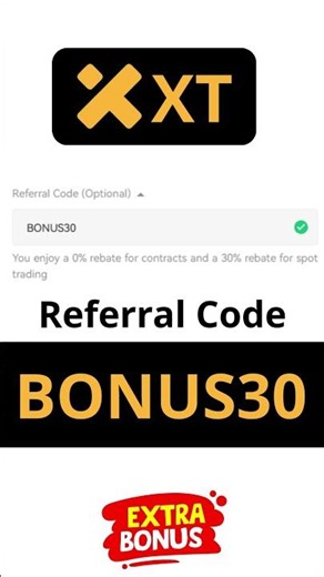 XT.com Futures Bonus – Activate with Referral Code BONUS30