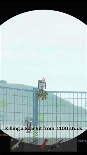 Killing a Scar kit from 1100 studs - Trident Survival v5