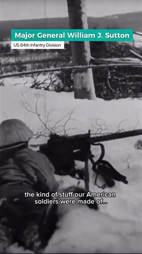 In the frozen forests of the Ardennes, American soldiers stood their ground against overwhelming odds. In the documentary Tried by Fire, William J. Sutton of the 84th Infantry Division recalls how his men fought on — cold, exhausted, and under constant fire — driven by duty and loyalty. #ww2 #ww2history #wwii #worldwartwo #battleofthebulge | Joël Stoppels Battlefield Tours