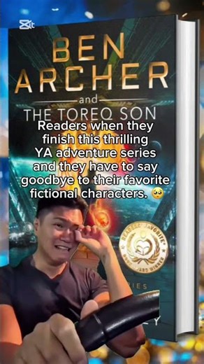 Readers when they finish this thrilling YA adventure series. 🥺