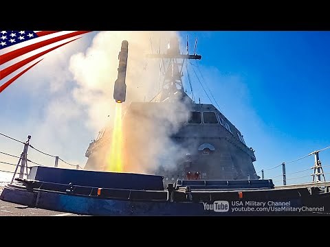 Hellfire Vertical Launches from US Navy's Littoral Combat Ships