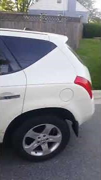 Opening stuck rear door of 2004 Nissan Murano