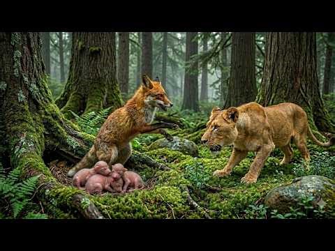 This Mother Fox Risks Everything to Feed Her Cubs | 150 Days of Hunger