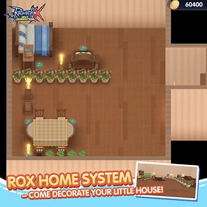‼️Tomorrow ‼️ - New Version Update | New Home 🏡 Get Ready to have a nice dream with ROX World! 🏰 ➖➖➖➖➖➖➖➖➖➖➖➖➖➖➖➖➖➖➖➖➖➖➖➖ The Home System that we await will be released in SEA ROX tomorrow! 🤩 🔸 Get prepared to complete quests in Home system to upgrade your house ⤴️ & get "Paper Crane" for using to visit your home conveniently! 🕊️ 🔸 Once Adventurers' house reaches Level 2, there will be a new NPC-Ronald opening the new Home Shop ! 👨🏻‍🏭 🔸 Adventurers can buy sweet furniture from the Home
