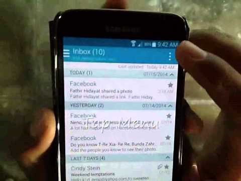 Samsung Galaxy S5 : How To Delete Email Account (Android Phone)