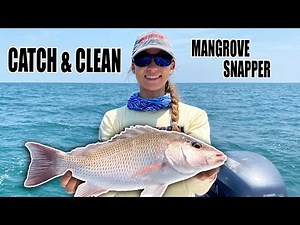 CATCH & CLEAN MANGROVE SNAPPER 🐟 How to catch mangrove snapper | Gale Force Twins