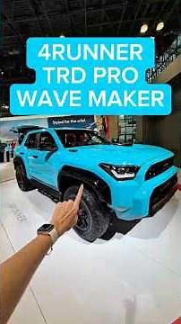 Check out the 2026 Toyota 4RUNNER TRD PRO in Wave Maker 🌊#4Runner #TRDPro #wavemaker #trdpro nyias