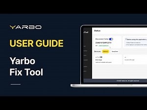 User Guide: Yarbo Fix Tool