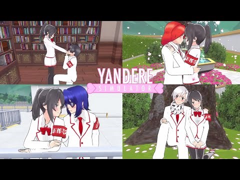 Student Council Boys x Ayano (Reverse Harem) | Yandere Simulator