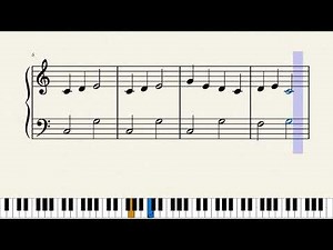 チューリップ(ピアノ楽譜）