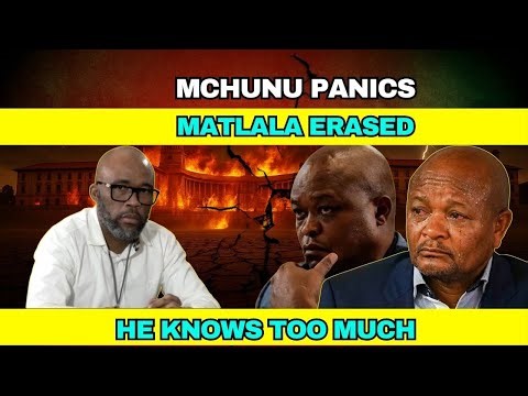 Mchunu PANICS: Matlala ERASED Before NAMING NAMES!