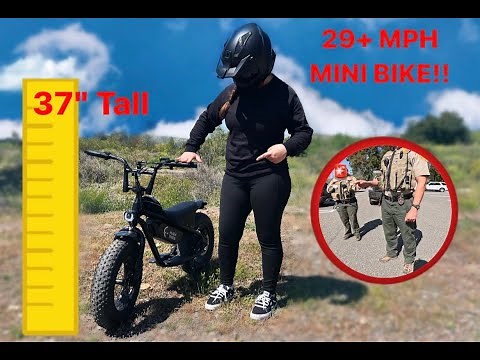 FIRST LOOK OFF-ROADING THE ALIEN RIDES ATOM EBIKE!! (CAUGHT BY PARK RANGERS)