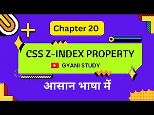 z index css property in hindi | Css full course in hindi #css #csstutorial | chapter 20