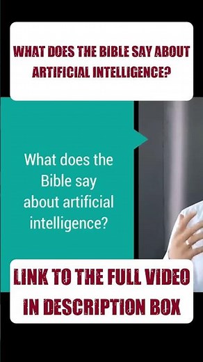What does the Bible say about Artificial Intelligence?