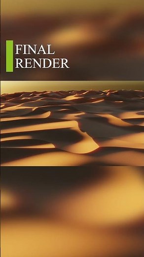 make a desert in blender in 1 minute #shorts #blender