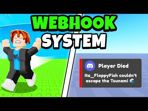 HOW TO MAKE WEBHOOKS [Template + Customizable] | Roblox Studio